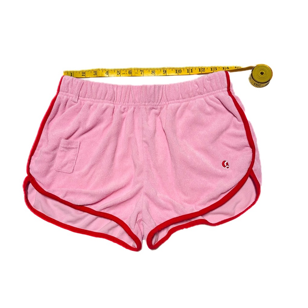 Glossier Summer Capsule Collection Terry Cloth Shorts Retro Pink Limited Edition - Picture 7 of 9